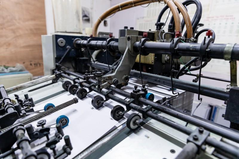 Flexographic and offset printing department